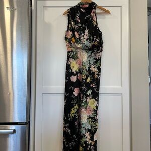 Petal & Pup Anabelle Halter Neck Midi Dress